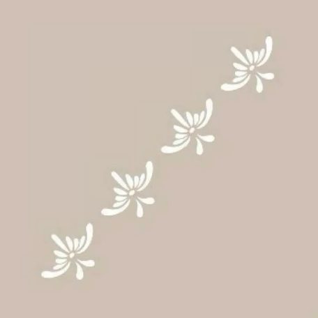 Cadence stencil - 6x20 cm - K-51