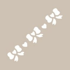 Cadence stencil - 6x20 cm - K-66