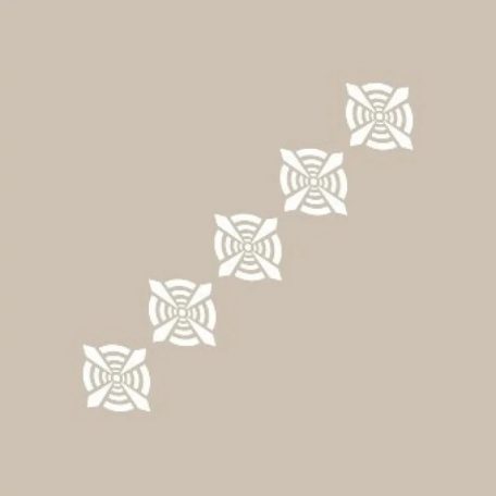 Cadence stencil - 6x20 cm - K-78