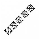 Cadence stencil - 6x20 cm - K-84