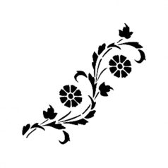 Cadence stencil - 6x20 cm - K-87