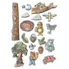 Lágy PVC öntőforma - A4 - Hidden Grove - K3PTA4590