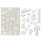 Lágy PVC öntőforma - A4 - Hidden Grove - K3PTA4590