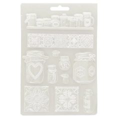   Lágy PVC öntőforma - A5 - Golden Harmony pots - K3PTA-5665