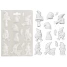 Lágy PVC öntőforma - A5 - Hidden Grovev Gnomes - K3PTA-5669