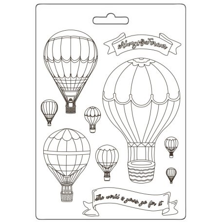 PVC nyomóforma - A5 - Timeless balloons - K3PTA-5672