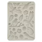 Szilikon öntőforma - A5 - Forest birds - KACMA-538