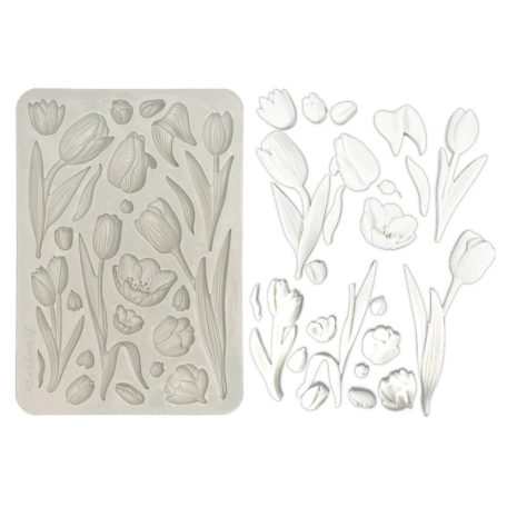 Szilikon öntőforma - A5 - Art of Travelling tulips - KACMA-550