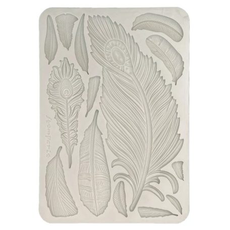 Szilikon öntőforma - A5 - Masquerade - Tollak - KACMA-552