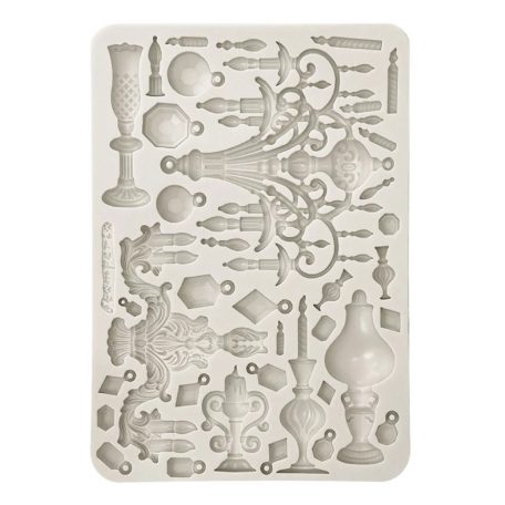 Szilikon öntőforma - A5 - Masquerade - Gyertyatartók - KACMA-555
