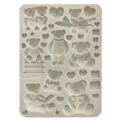 Szilikon öntőforma - A5 - Teddy Bears  - KACMA-557