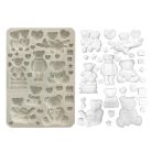 Szilikon öntőforma - A5 - Teddy Bears  - KACMA-557