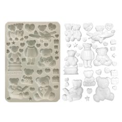 Szilikon öntőforma - A5 - Teddy Bears  - KACMA-557