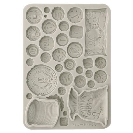 Szilikon öntőforma - A5 -  Venice City of Art old coins - KACMA-561
