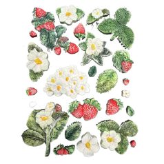 Szilikon öntőforma - A5 - Strawberries - KACMA-575