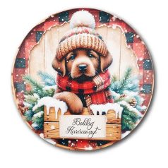 Kutyus - Boldog Karácsonyt 13cm, 20 cm, 30 cm, 41,5 cm