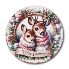   Szarvaspár-Boldog Karácsonyt - 13 cm, 20 cm, 30 cm, 41,5 cm