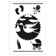 Cadence stencil - 21x30 cm - KCS-003