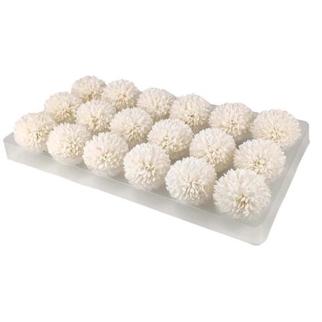 Szappan -Krizantém - Fehér - 1 db, 18 db/csomag