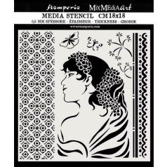 Stamperia stencil - 18x18 cm - KSTDQ-40