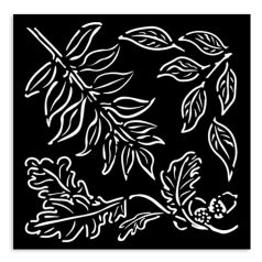 Stamperia stencil - Acorns - 12x12 cm - KSTDS-15