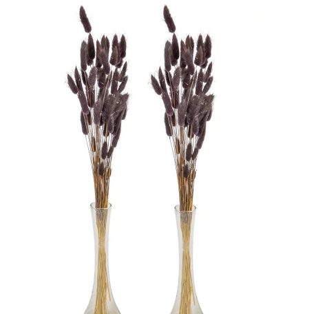 Lagurusz szárított - Fekete - 60 cm - 50 gr