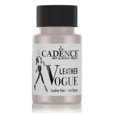 Cadence Leather Vogue bőrfesték metál - Ezüst - 50 ml