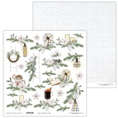   Lexi design scrapbook papír - Loft Christmas 11 - 2 oldalas - 30,5 x 30,5 cm 