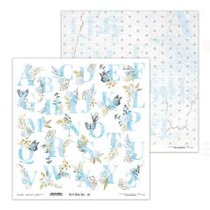   Lexi Design scrapbook papír - Sweet baby boy 06 - 2 oldalas - 30,5 x 30,5 cm