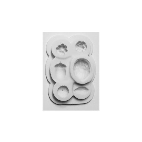 Szilikon formázó - Erdei termések - 6x8,5 cm