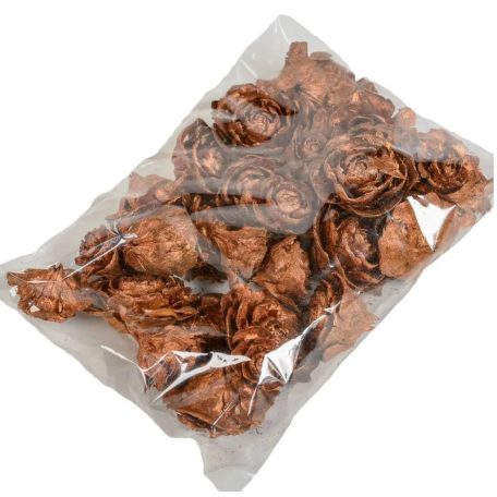  Cédrus rózsa fej - Bronz - 3-5 cm - 11 dkg/csomag