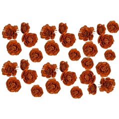 Cédrus rózsa fej - Terrakotta - 3-5 cm - 16 dkg/csomag