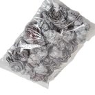 Cédrus rózsa fej - Ezüst - 3-5 cm - 13 dkg/csomag