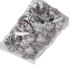 Cédrus rózsa fej - Ezüst - 3-5 cm - 13 dkg/csomag