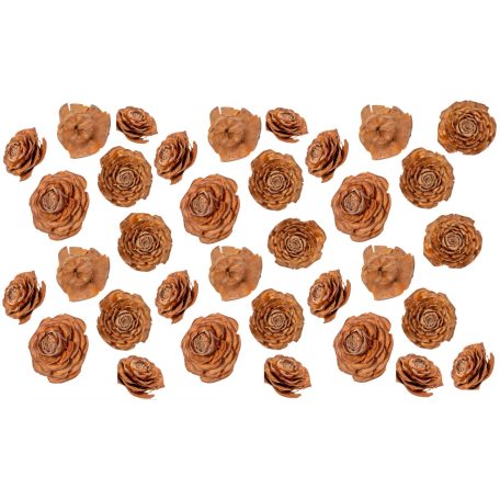 Cédrus rózsa fej - Natúr - 5-7 cm - 17 dkg/csomag