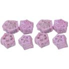 Mehogany szelet - Falfestékes mauve - 20 dkg/csomag