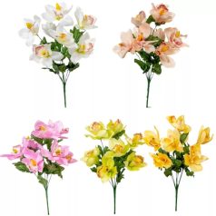 Orchidea csokor - 7 virágos mix - 38 cm