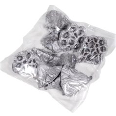 Lótusz termés - Ezüst - 4-5 cm - 10 db/csomag
