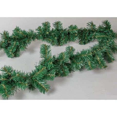Karácsonyi dekor girland - 12 cm-es - 140 cm