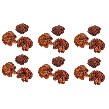 Ming boglárka - Barna - 4 cm virágok - 50 db/csomag