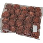Ming boglárka - Barna - 6 cm virágok - 25 db/csomag