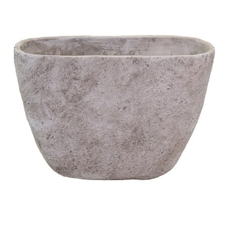 Orion ovális kőtál - Szürke - 40x16x28 cm