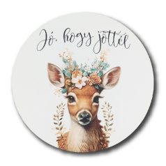Fatábla - Jó, hogy jöttél - Őzike - 13 cm