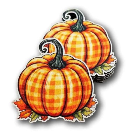 Tök falevelekkel - 6x6 cm