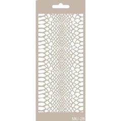 Cadence stencil - 10x25 cm - MU-28