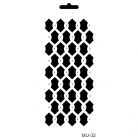 Cadence stencil - 10x25 cm - MU-32