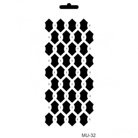 Cadence stencil - 10x25 cm - MU-32
