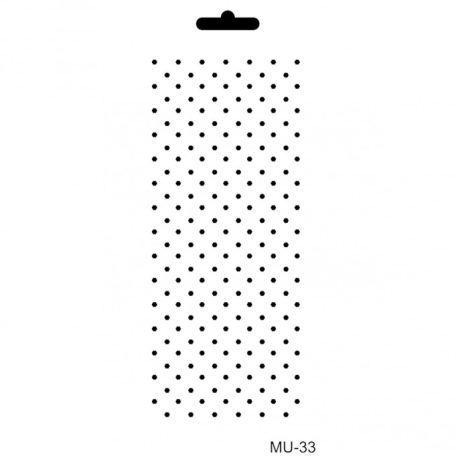 Cadence stencil - 10x25 cm - MU-33