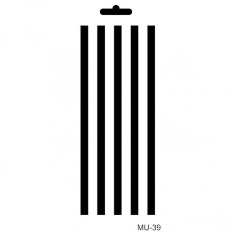 Cadence stencil - 10x25 cm - MU-39