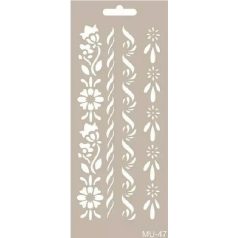 Cadence stencil - 10x25 cm - MU-47